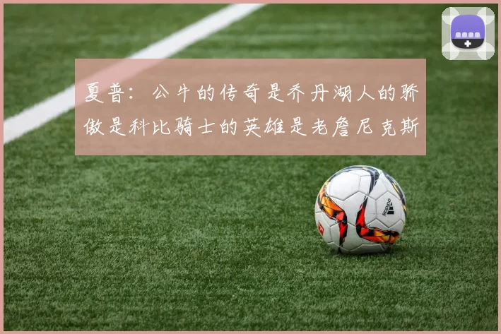 夏普:公牛的传奇是乔丹湖人的骄傲是科比骑士的英雄是老詹尼克斯的希望是布伦森