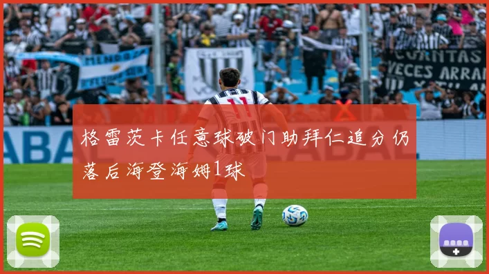 格雷茨卡任意球破门助拜仁追分仍落后海登海姆1球